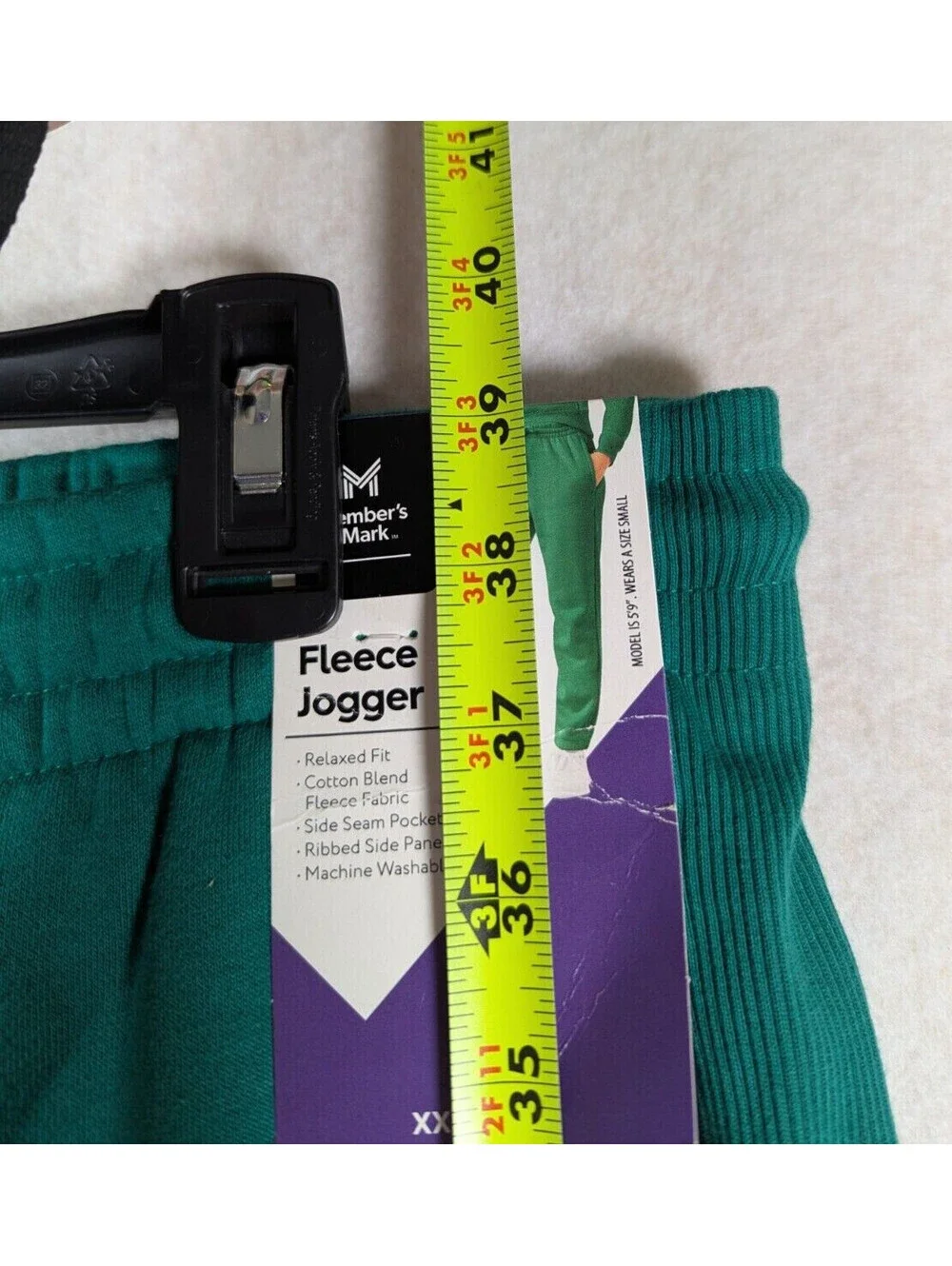 Member's Mark - Men's - Green Classic Fit - Pocket Tech Fleece Pants - Size XXL
